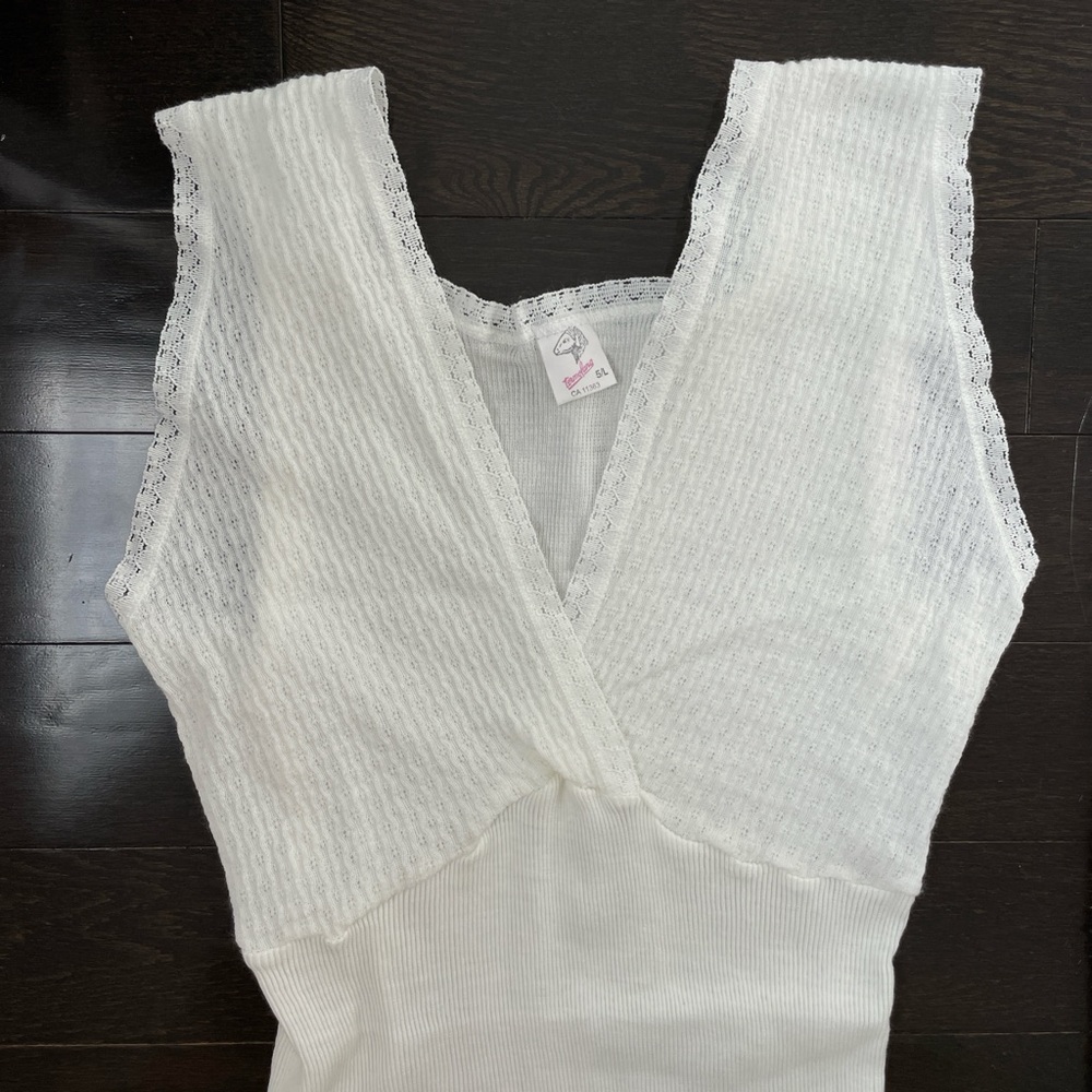 Pointelle Style Tank Top